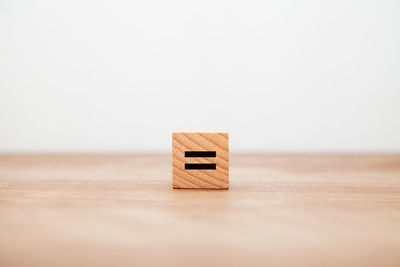 Close-up of toy blocks against white background
