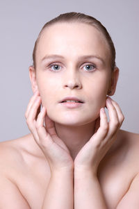 Portrait of young woman