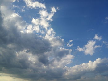 Low angle view of sky