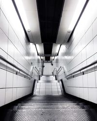 Illuminated underground walkway