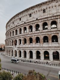 Low angle view of historical building