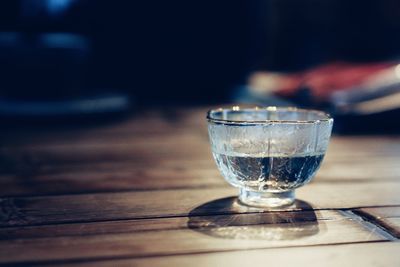 Close-up of drink on table