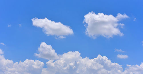 Low angle view of clouds in sky