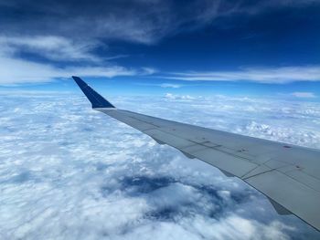 Aerial view of cloudscape against sky
