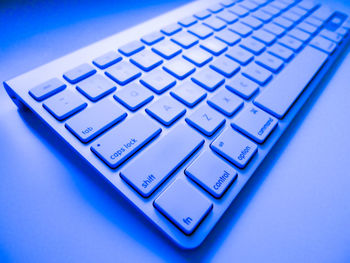 Close-up of computer keyboard