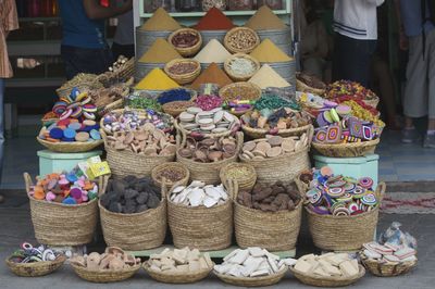 Various fruits for sale in market