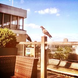 View of built structure against sky