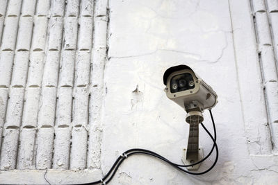 Cctv camera for security fix at exterior of building