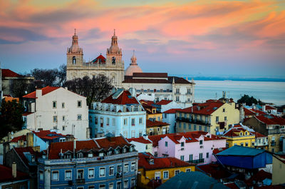 View of buildings in city