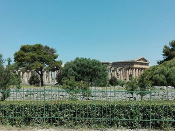 Built structure against clear sky