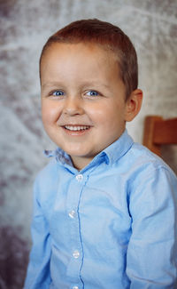 Portrait of boy looking away