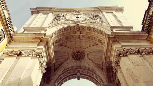 Low angle view of a temple
