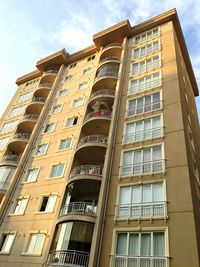Low angle view of building against sky