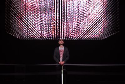 View of illuminated lights