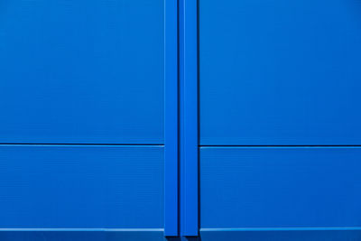 Full frame shot of blue wall