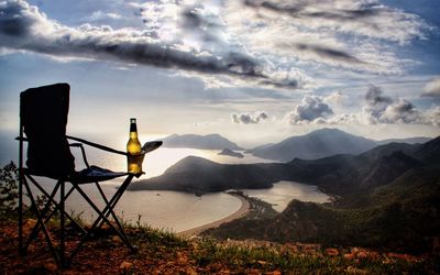 Scenic view of landscape against sky