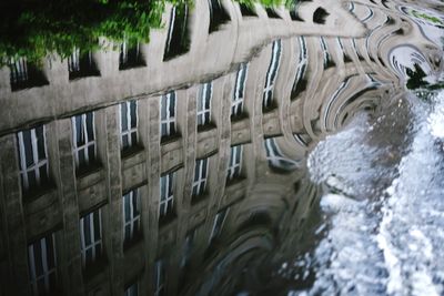 View of canal along buildings