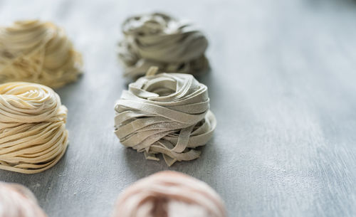 Close-up of pasta on table