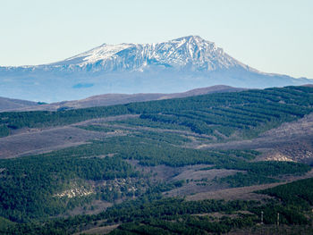 Scenic view of landscape against sky