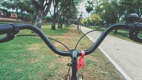 Bicycle in park