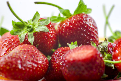 Close-up of strawberries
