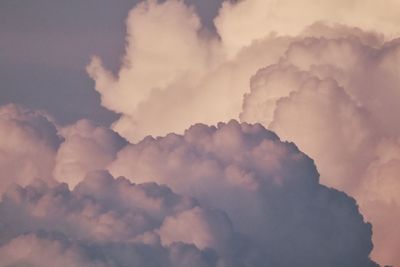 Low angle view of cloudscape against sky
