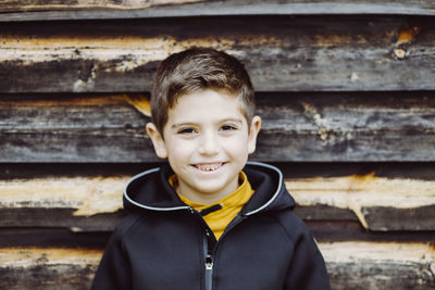 Portrait of smiling boy