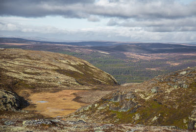 Scenic view of landscape against sky