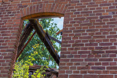 Low angle view of old building