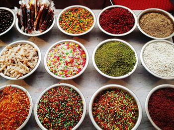 Full frame shot of market stall for sale