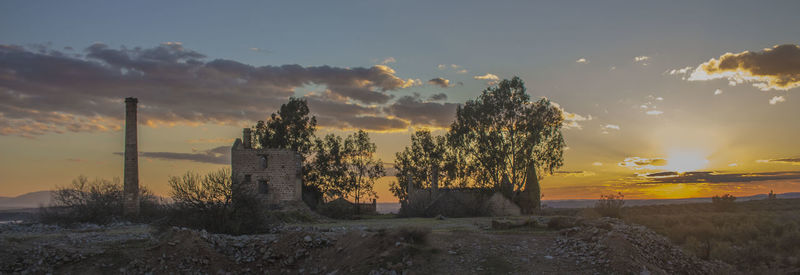 Scenic view of sunset sky