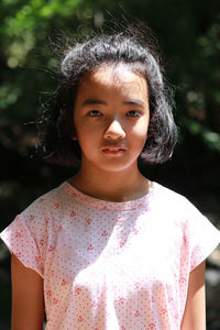 Close-up portrait of a girl