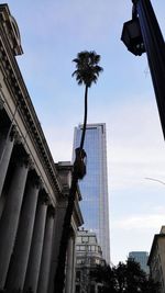 Low angle view of buildings against sky