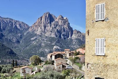 Buildings in a town