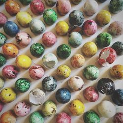 Full frame shot of colorful balls