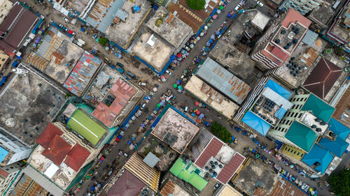 Aerial view of dar es salaam, tanzania