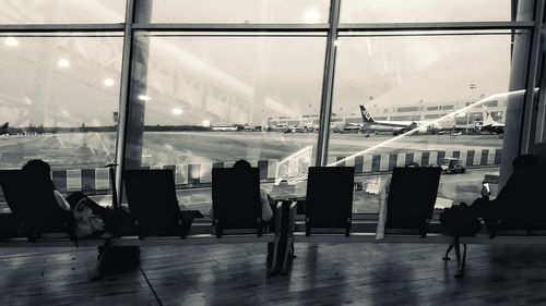 Chairs at airport