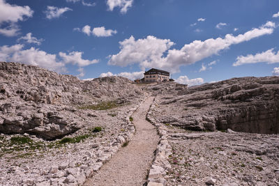 Rosetta refuge on the pale di san martino trentino alto adige