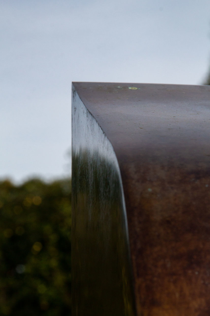 CLOSE-UP OF WOODEN RAILING