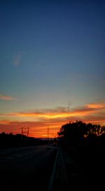 Road passing through landscape