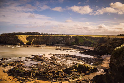 Panoramic view of landscape against sky