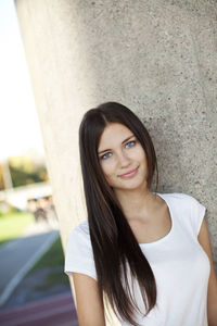 Portrait of young woman