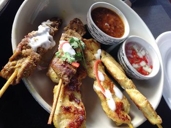 Close-up of food in plate