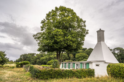 Old smokehouse outside svaneke, bornholm, denmark