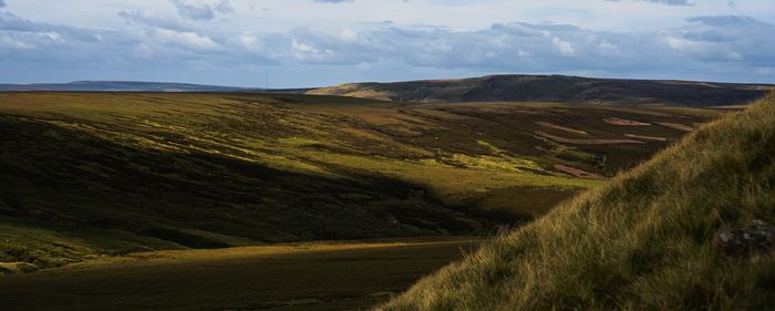 Scenic view of landscape against sky