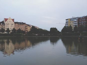 River with buildings in background