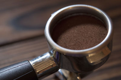 Close-up of coffee cup