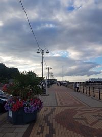 Walkway leading to footpath