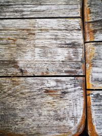 Full frame shot of old wooden plank