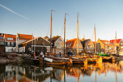 Boats in canal